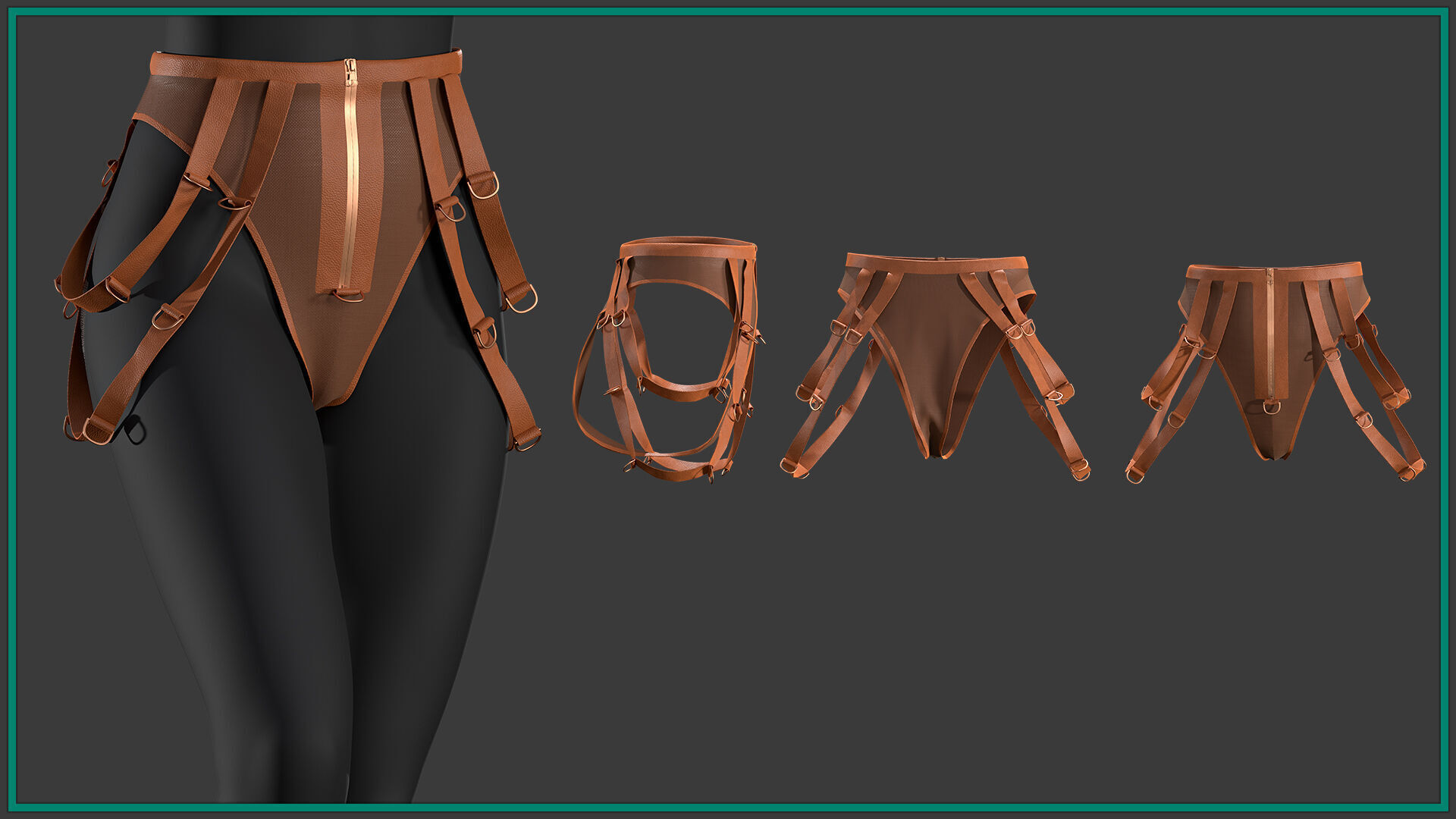 12 female panty-vol2 3D model_4