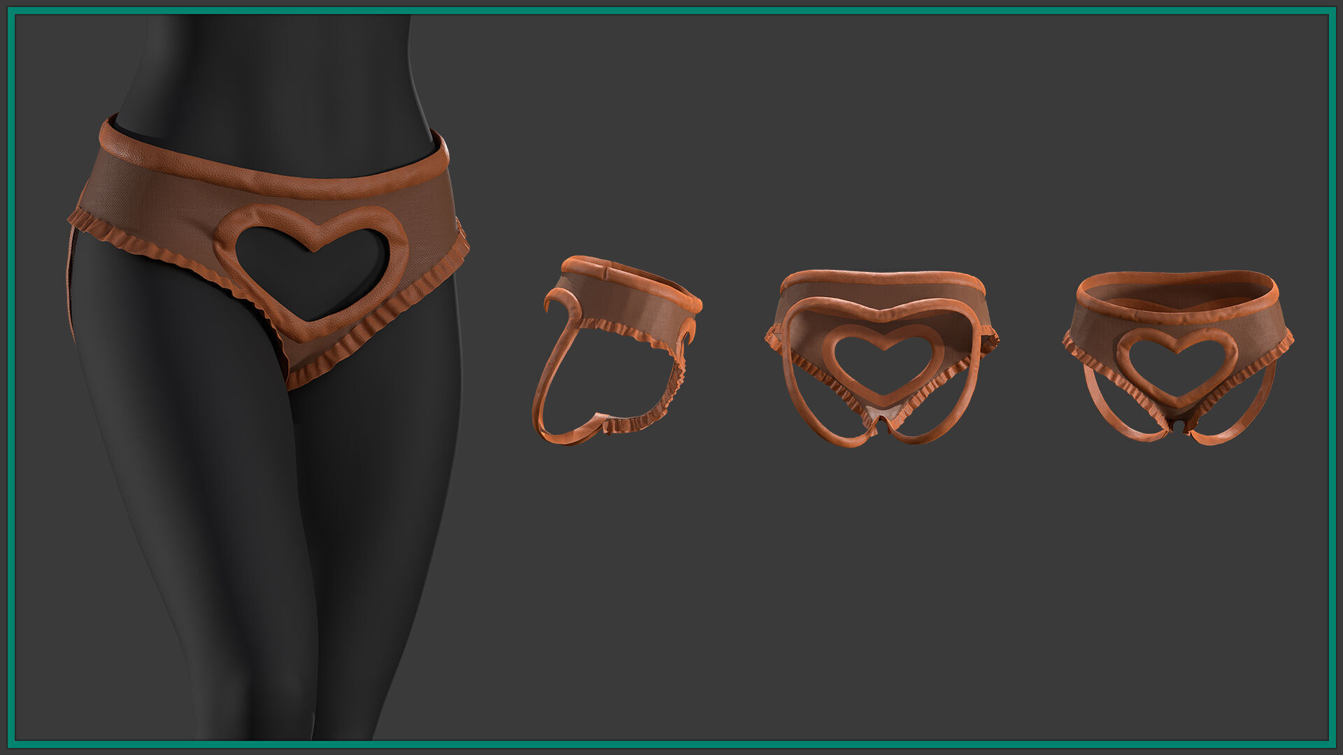 12 female panty-vol2 3D model_12