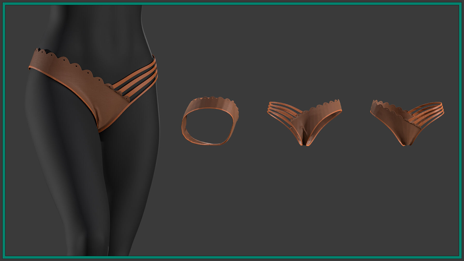 12 female panty-vol2 3D model_11
