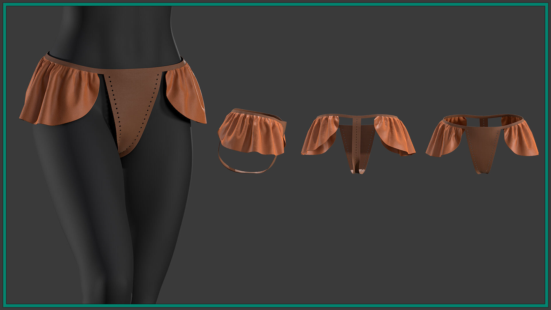 12 female panty-vol2 3D model_3