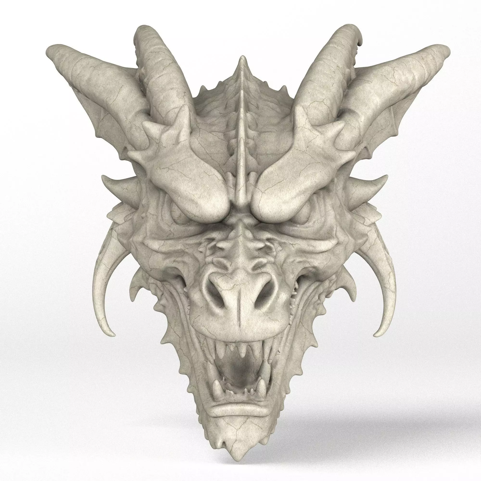 Gargoyle Head 8 3D print model_0