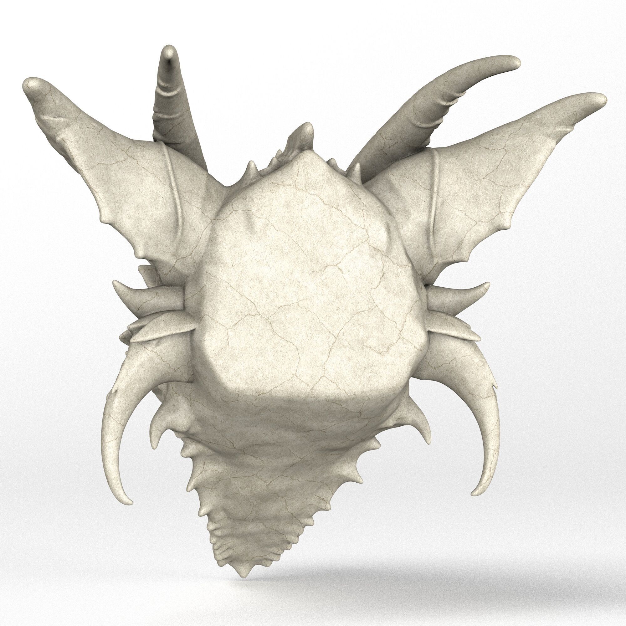 Gargoyle Head 8 3D print model_3