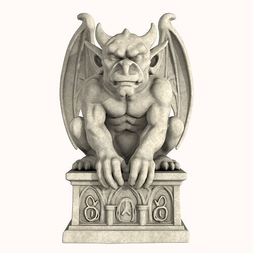 Gargoyle Sculpture 3D model