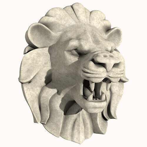 Lion Head 3D model