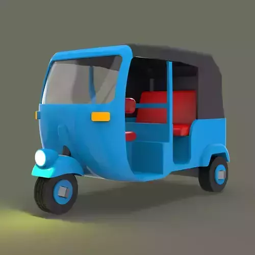 Assembled Three Wheel Scooter  TUK TUK with Functional Steering