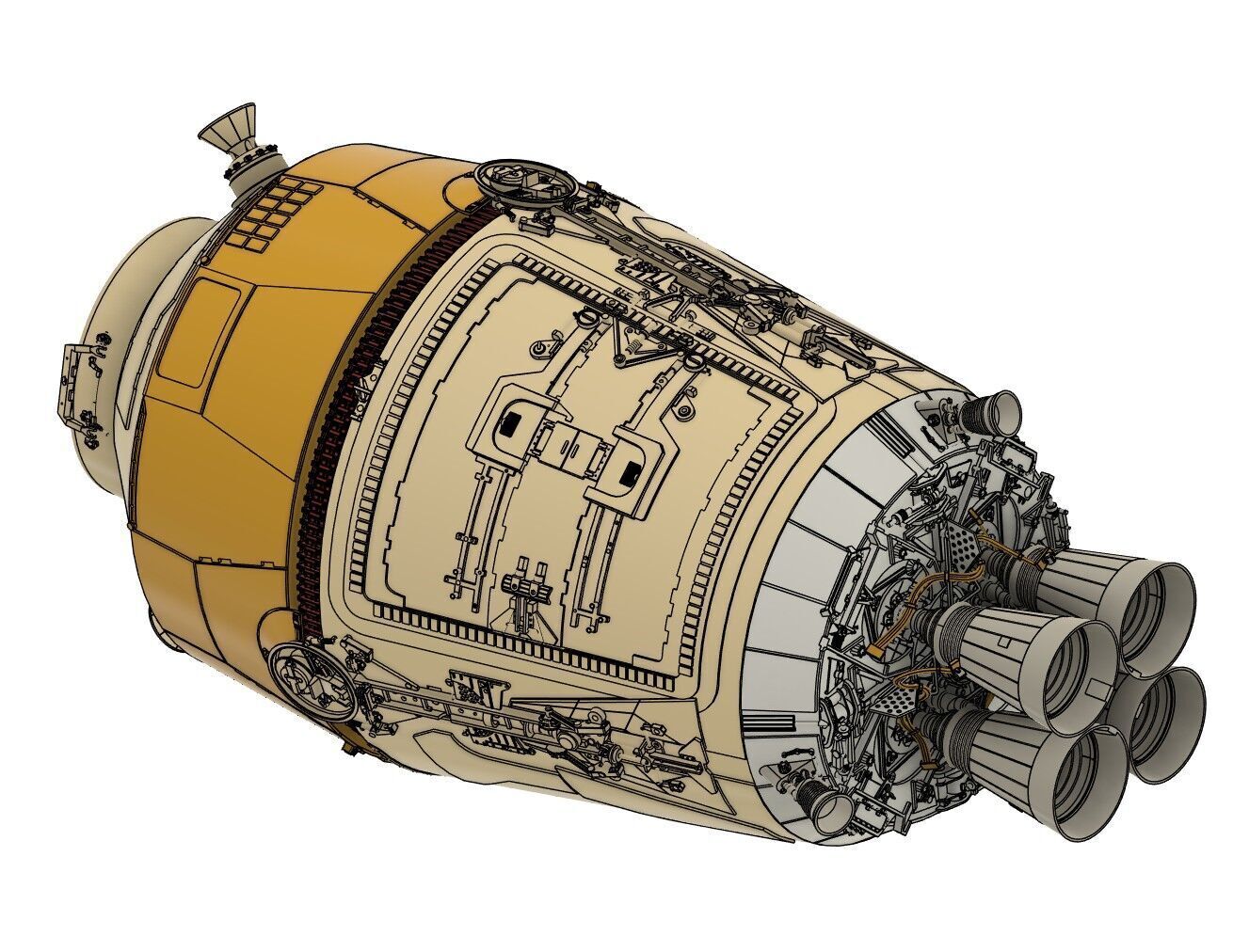 ESCAPE POD A NEW HOPE 3D print model_2