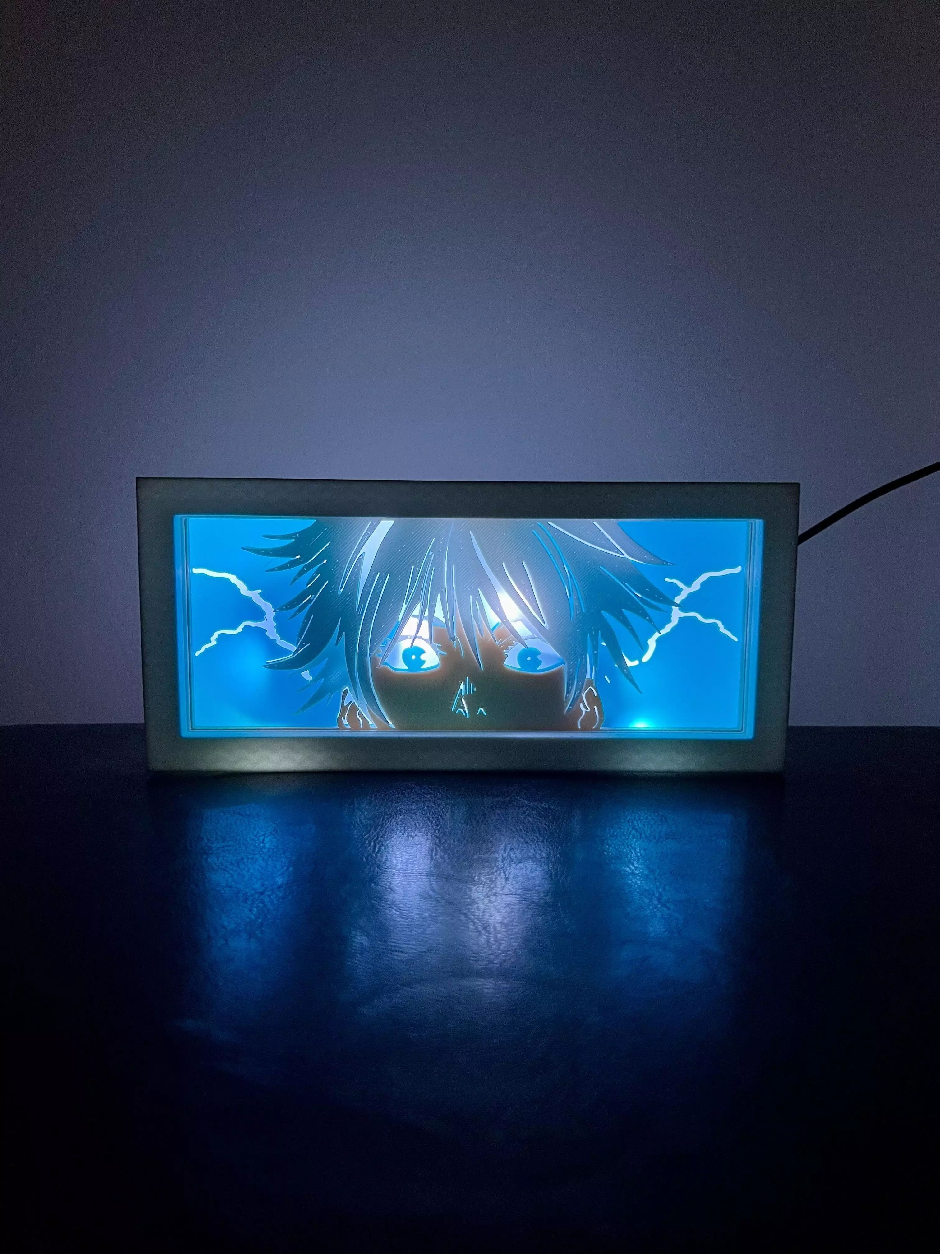 Jujutsu Kaisen - Gojo Satoru LED Lightbox 3D print model_0