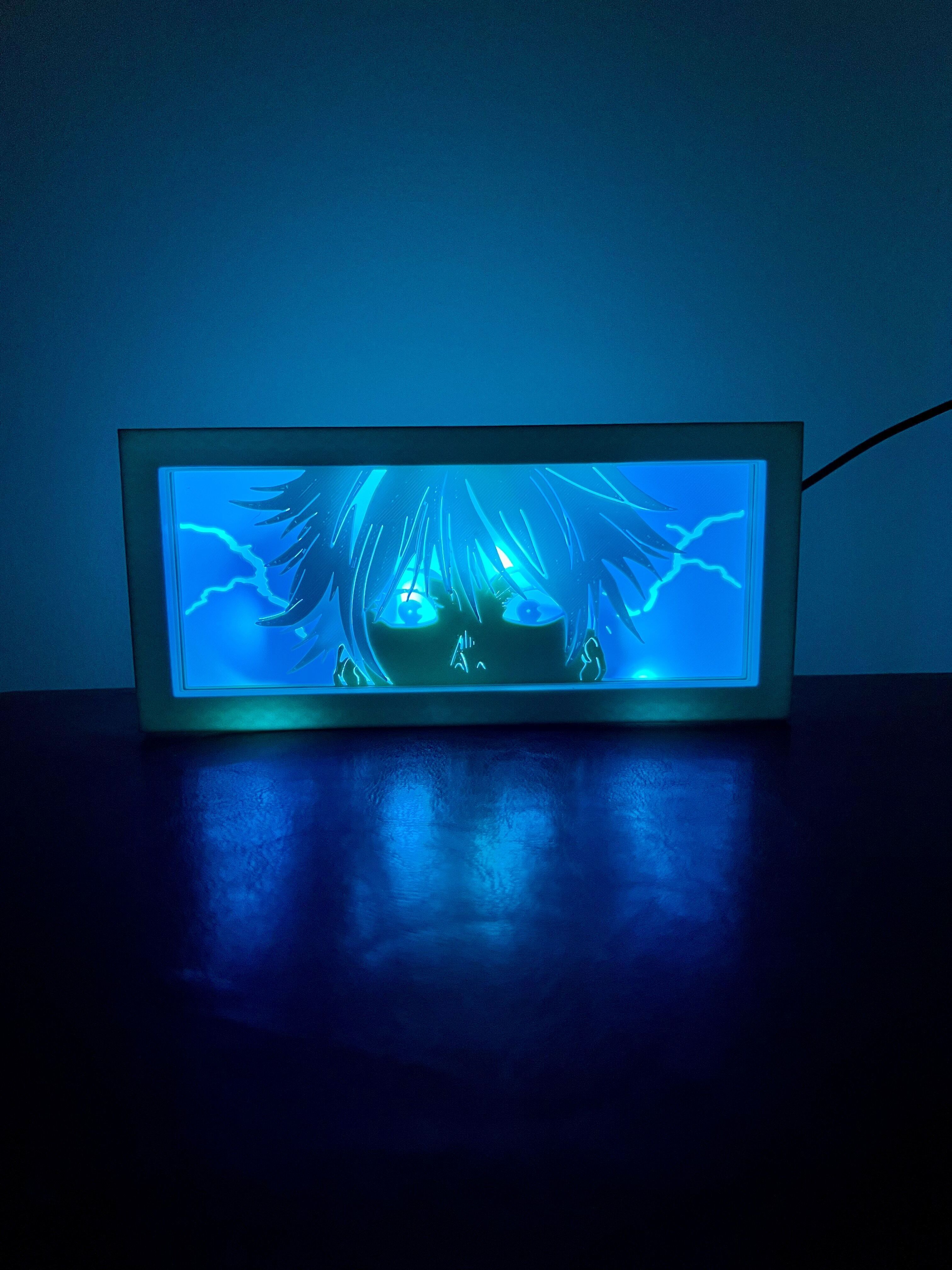 Jujutsu Kaisen - Gojo Satoru LED Lightbox 3D print model_2