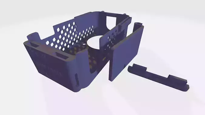 DJI Action 2 Dual Scree case 3D print model