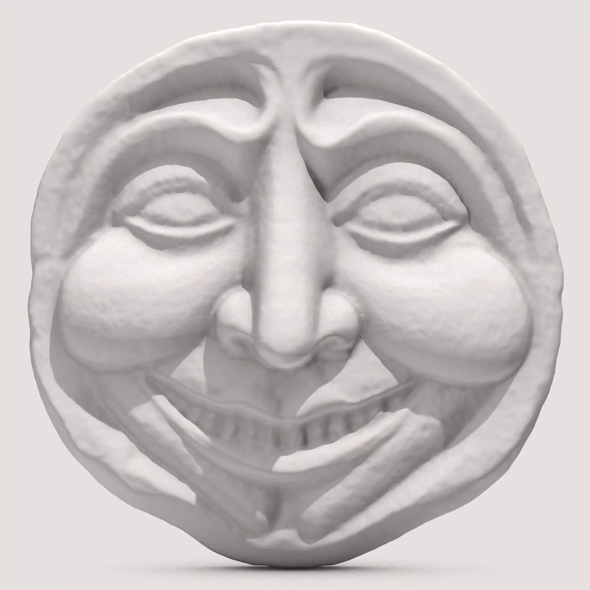 Moon Face 6 3D model_0