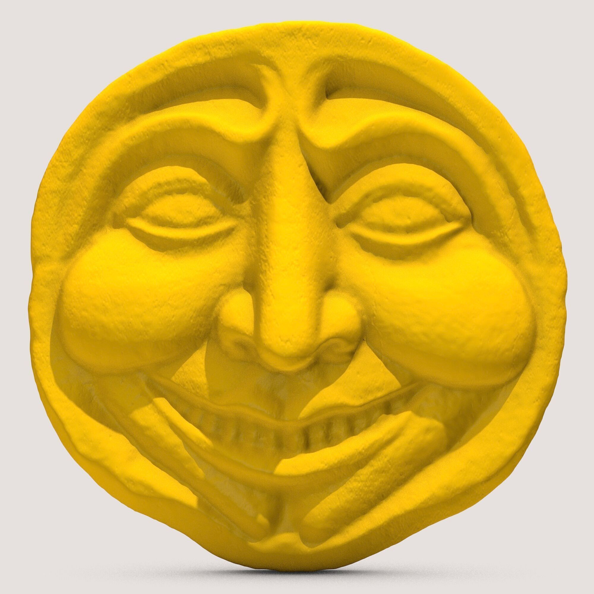 Moon Face 6 3D model_1