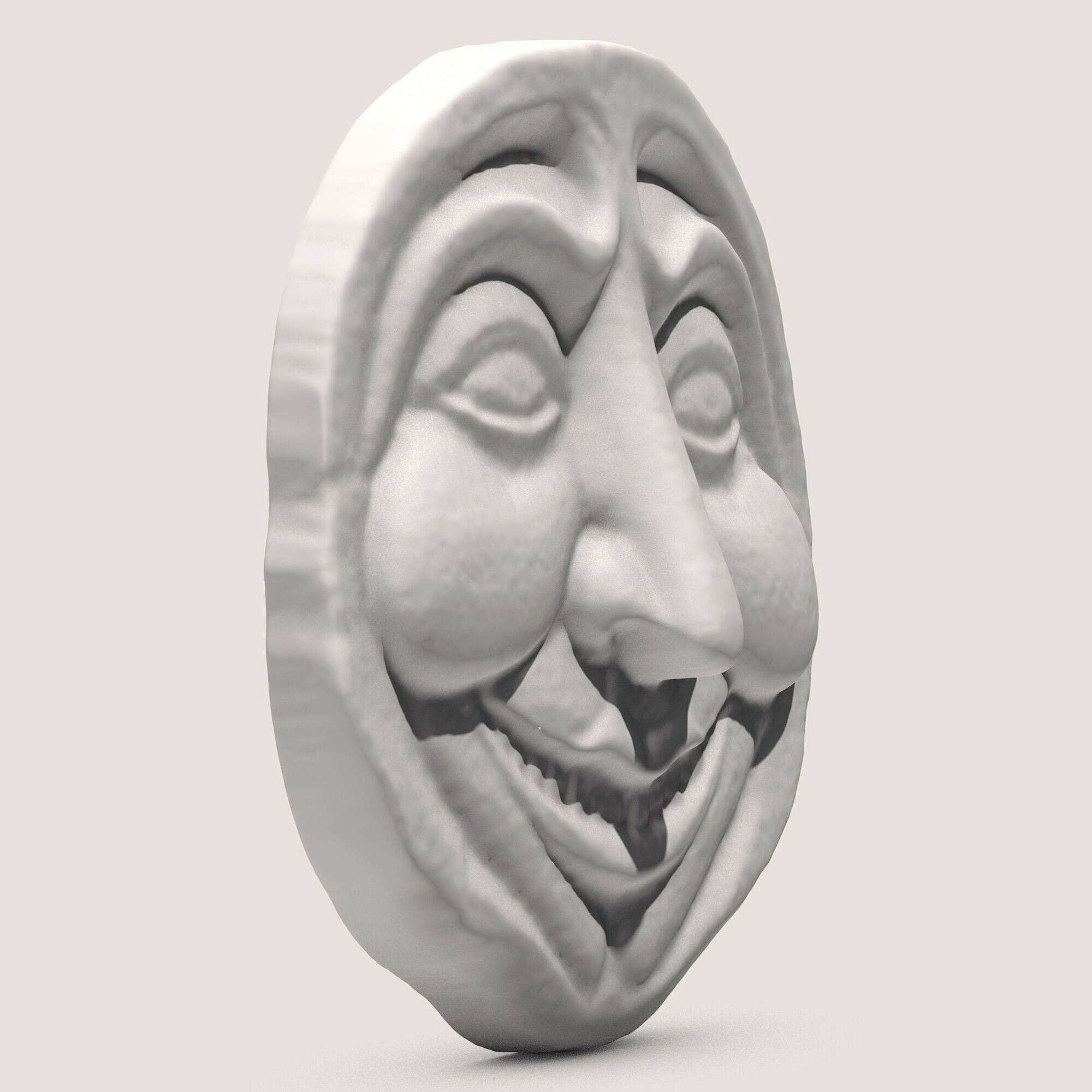 Moon Face 6 3D model_2