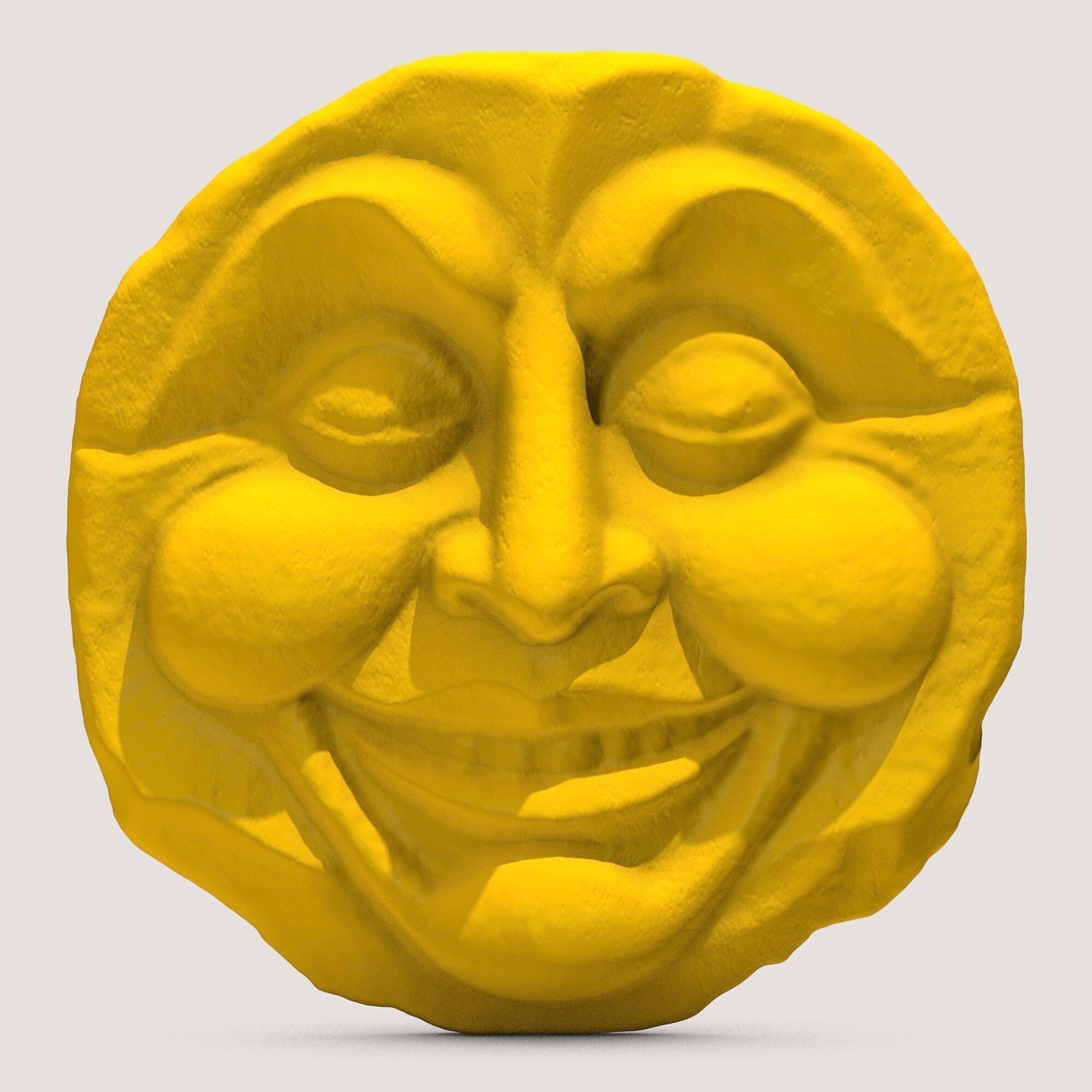 Moon Face 3 3D model_1