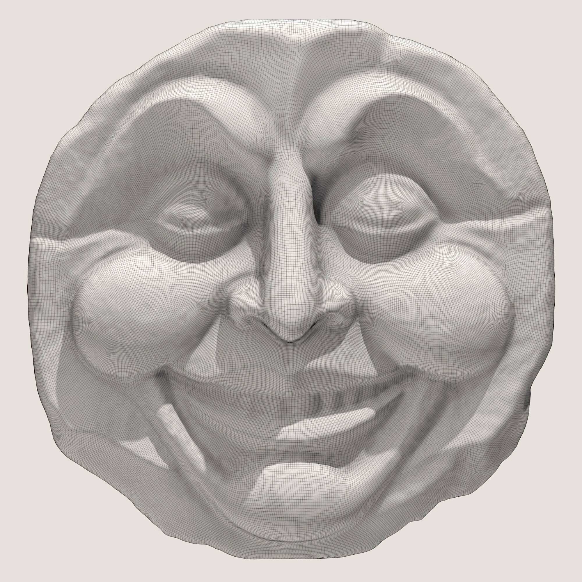 Moon Face 3 3D model_5