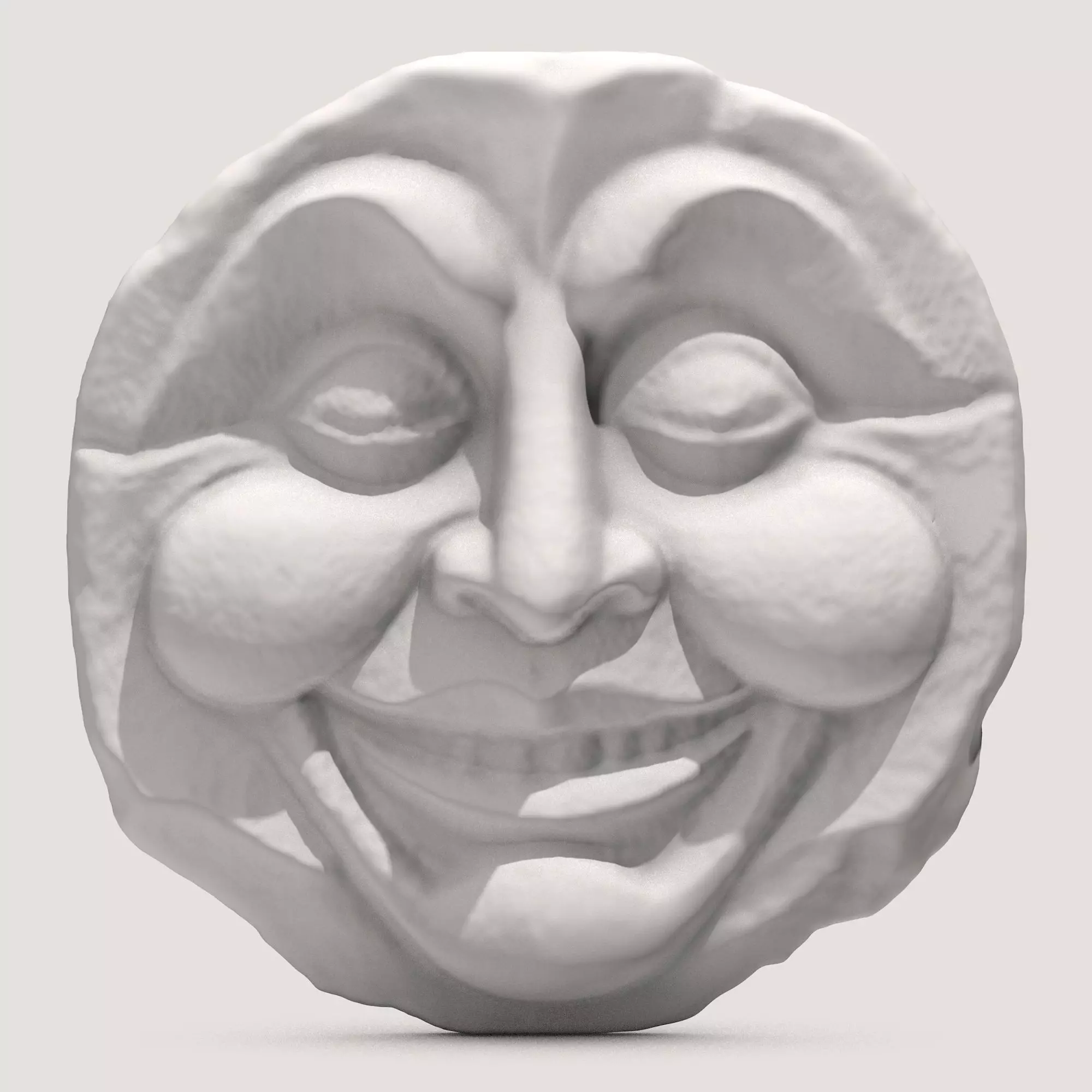 Moon Face 3 3D model_0