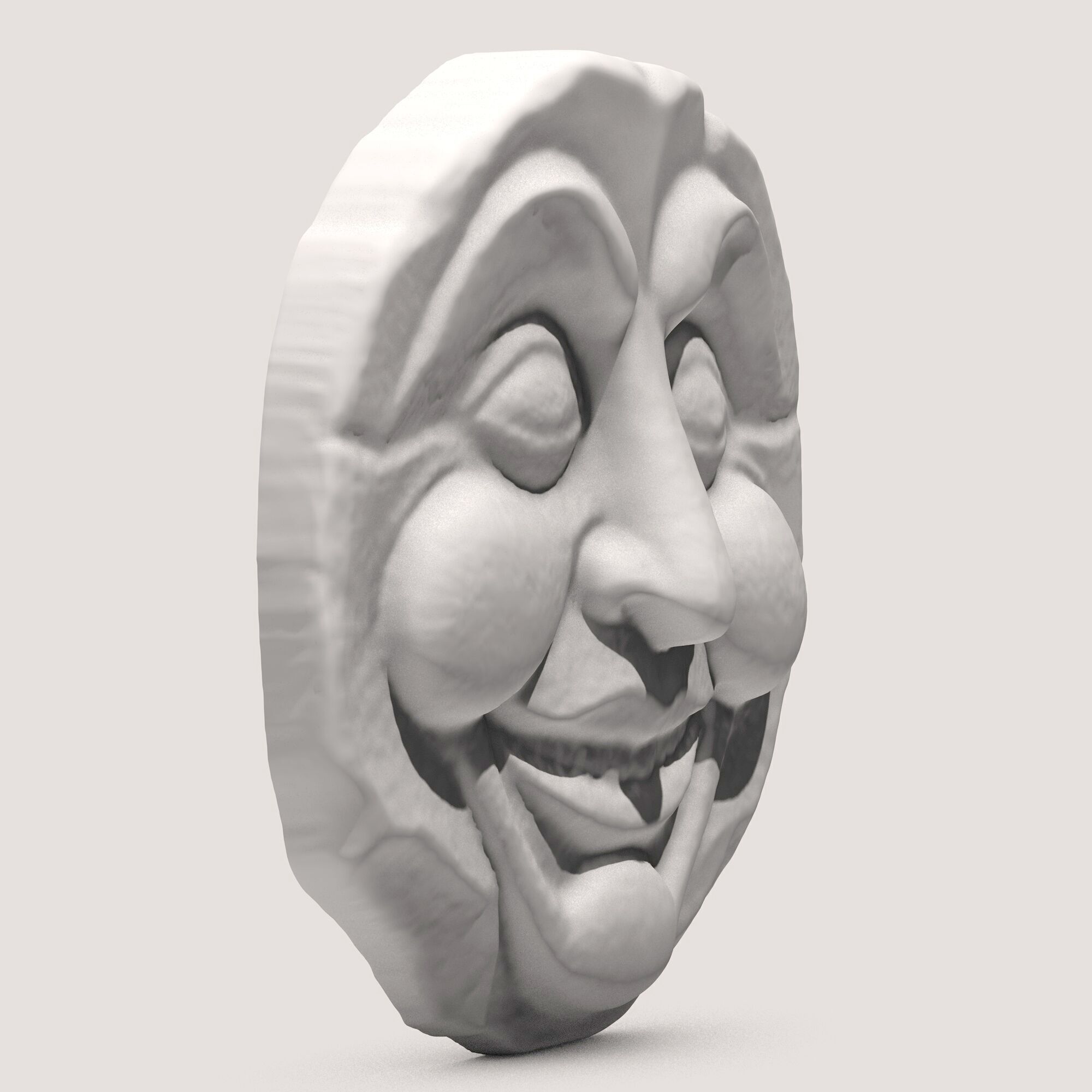 Moon Face 3 3D model_2