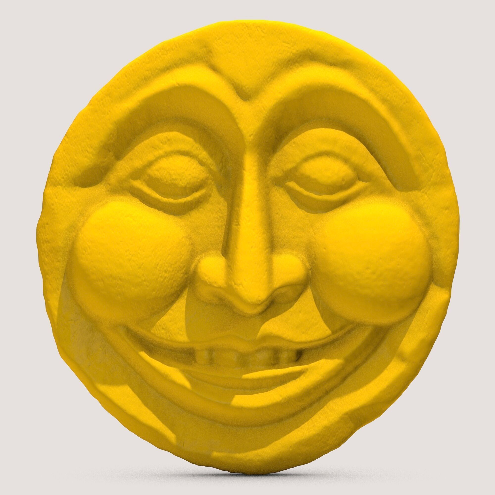 Moon Face 2 3D model_1