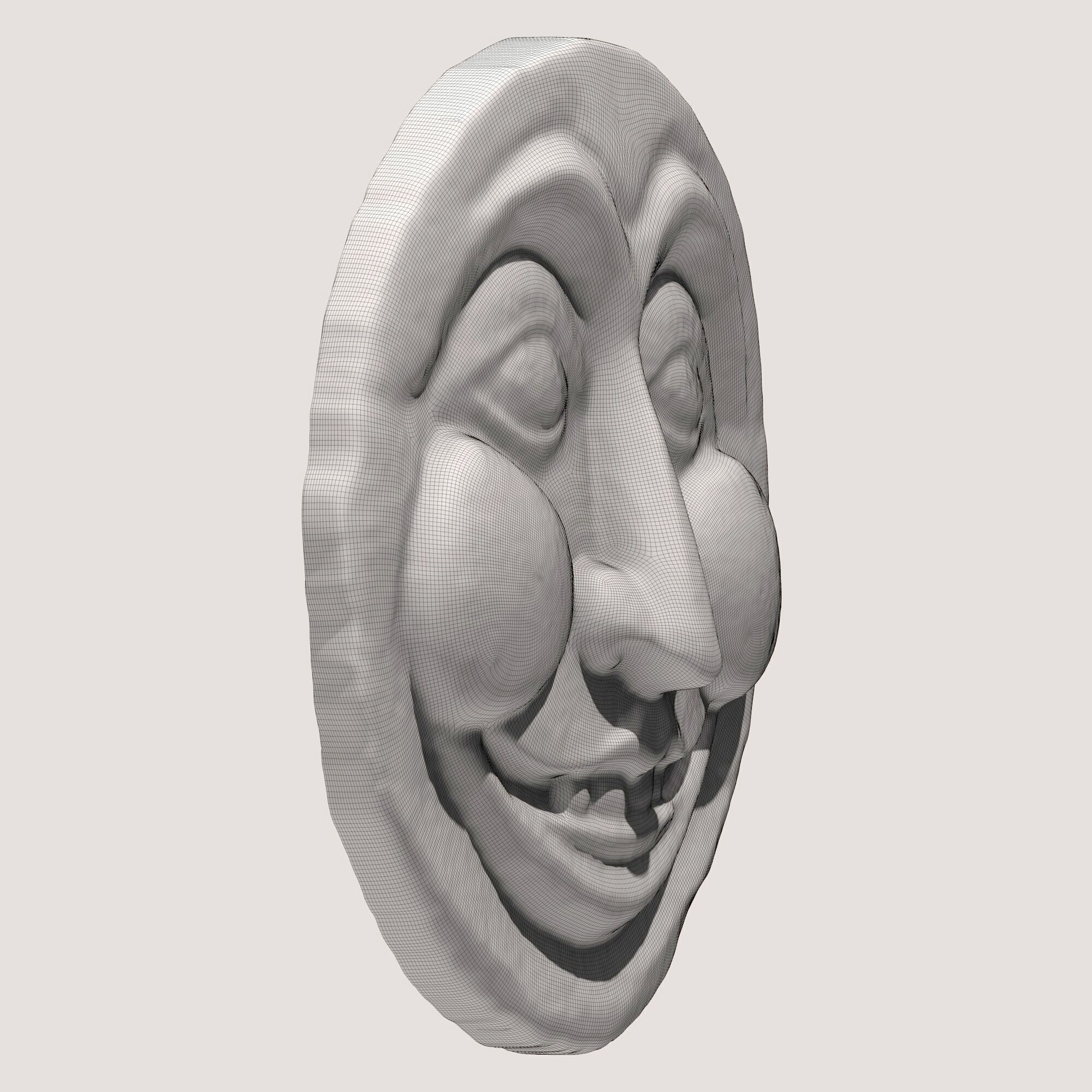 Moon Face 2 3D model_6