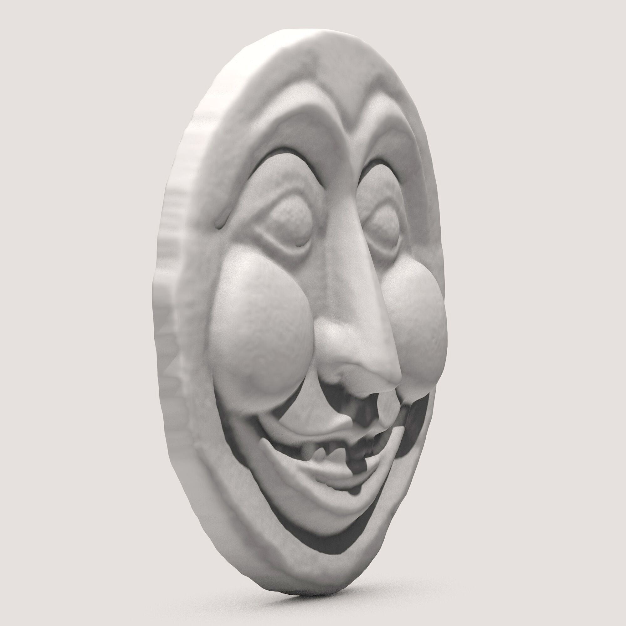 Moon Face 2 3D model_2