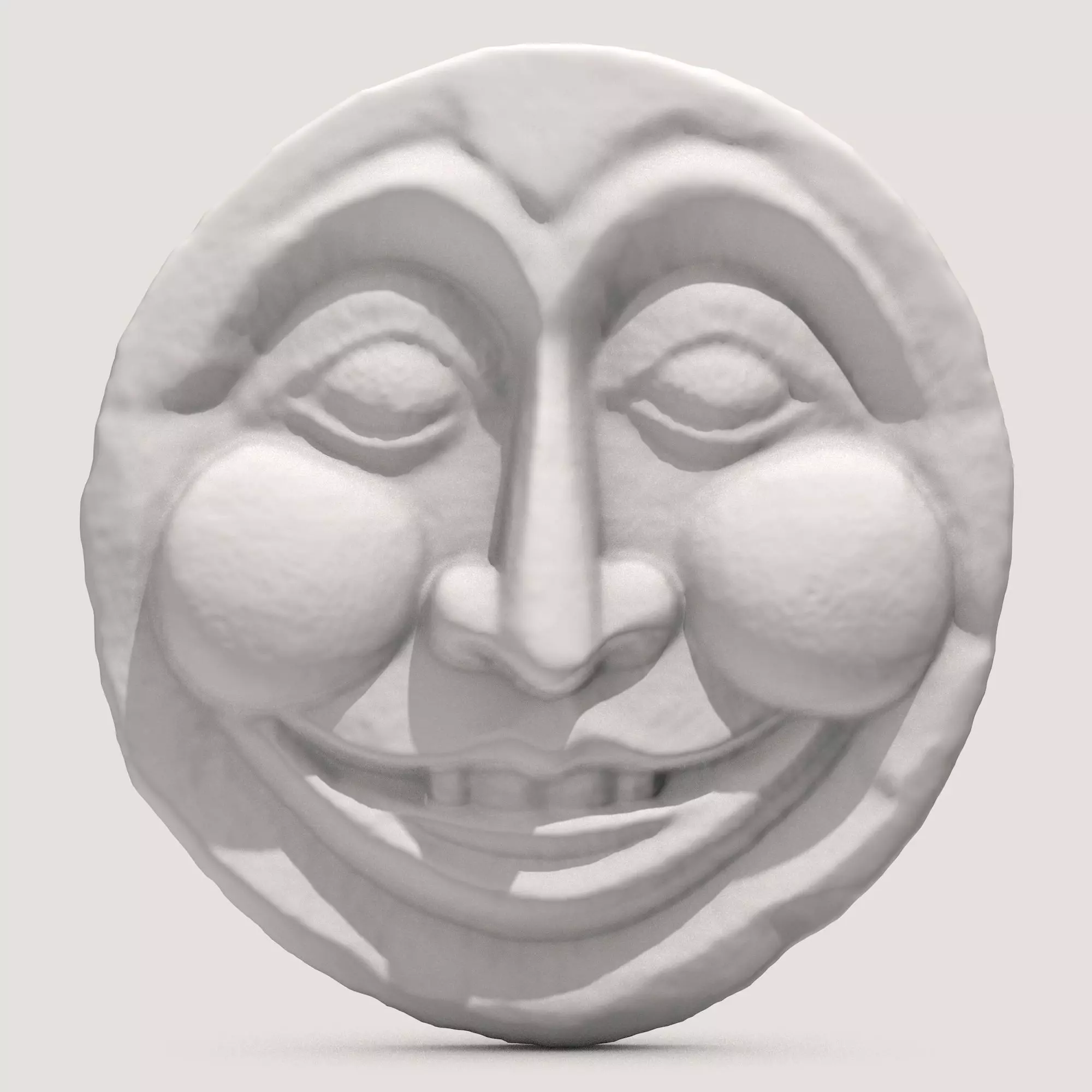 Moon Face 2 3D model_0