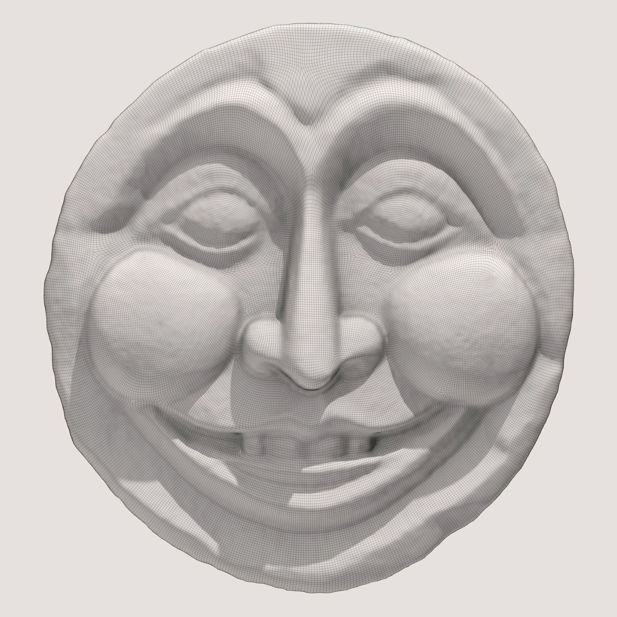 Moon Face 2 3D model_5
