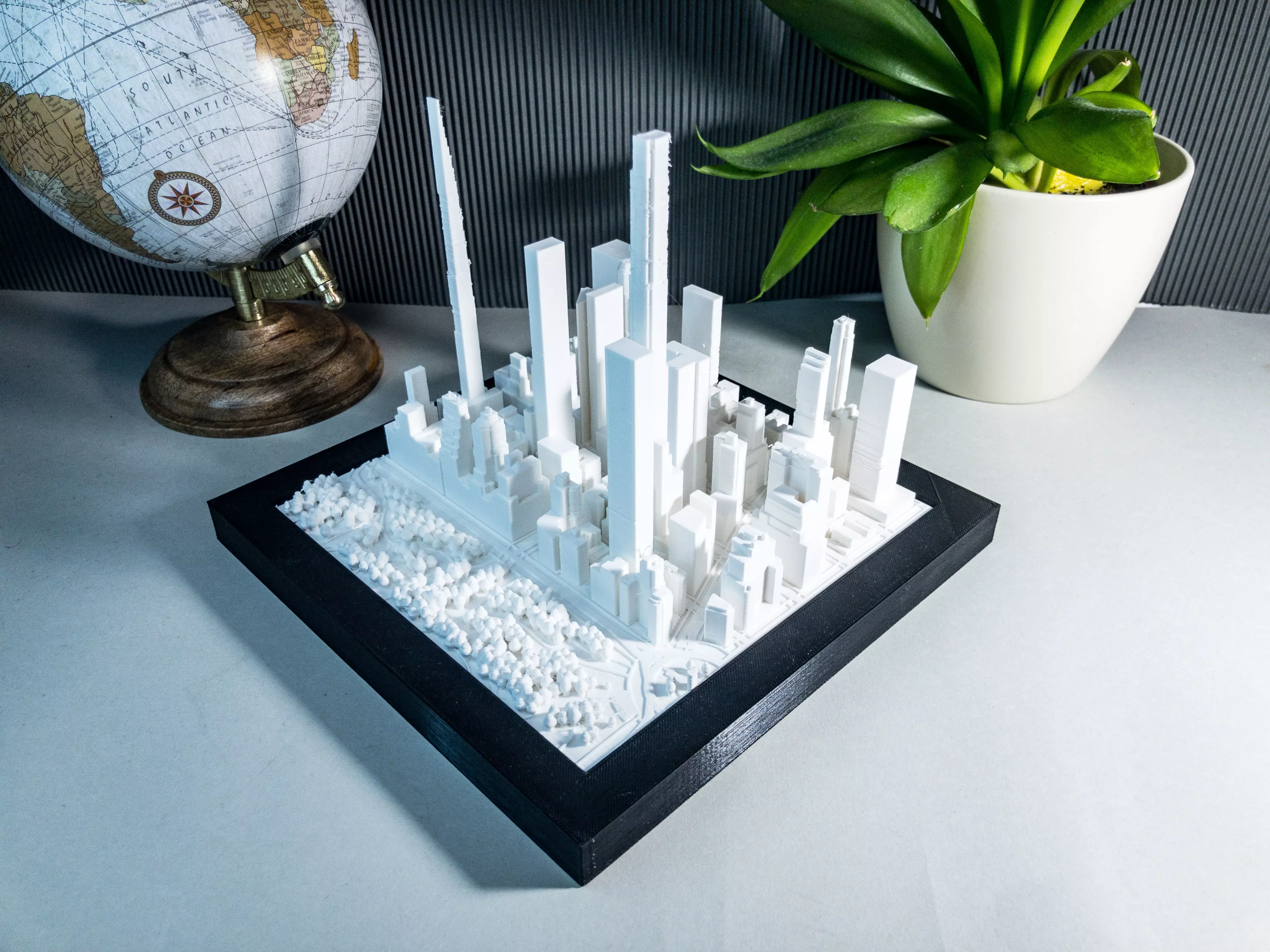 MIDTOWN MANHATTAN SKYSCRAPERS - CENTRAL PARK 3D print model_0