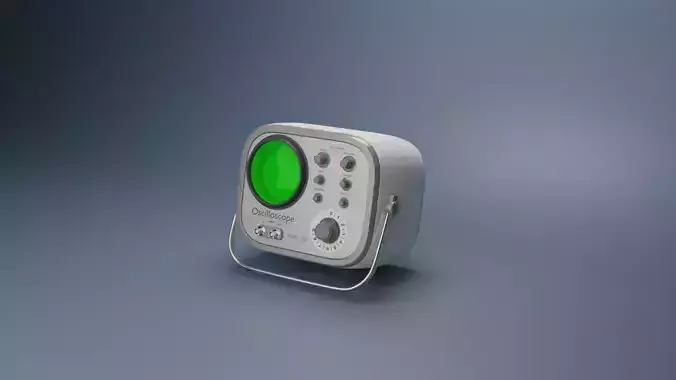 Vintage Oscilloscope  Retro Electronic Lab Device