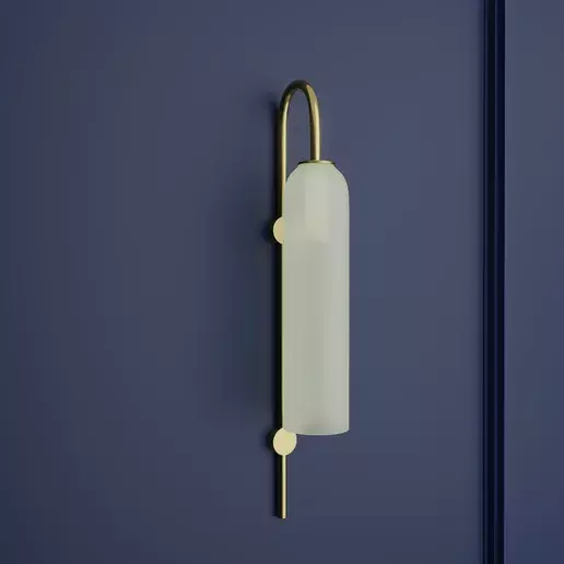 ART DECO WALL LIGHT Low-poly 3D model_0