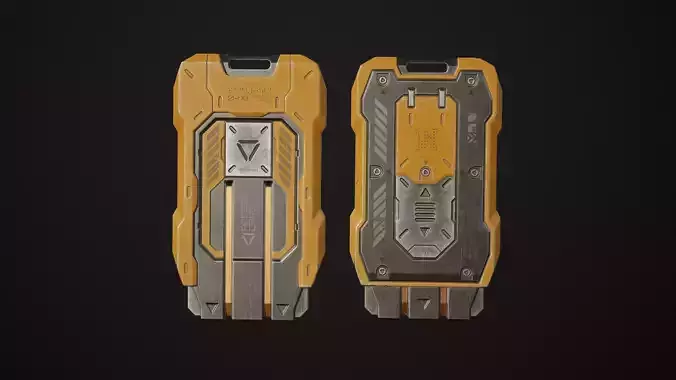 Sci-Fi Keycard 5 Color Options LODs