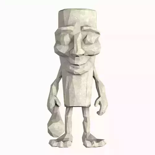 Tung tung tung sahur low poly