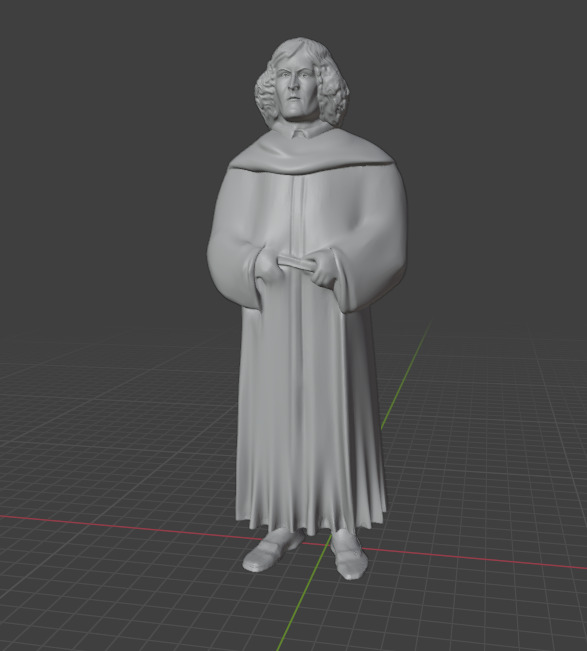 Nicolaus Copernicus 3D print model_6