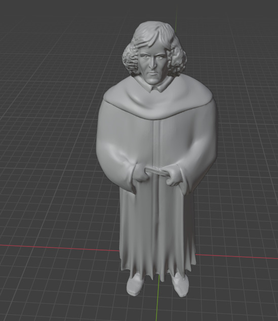 Nicolaus Copernicus 3D print model_7