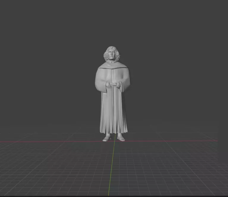 Nicolaus Copernicus 3D print model_0