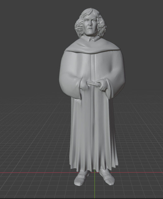 Nicolaus Copernicus 3D print model_11