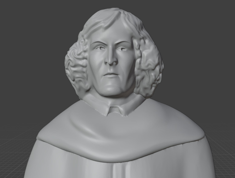 Nicolaus Copernicus 3D print model_9