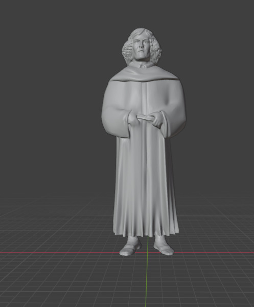 Nicolaus Copernicus 3D print model_5
