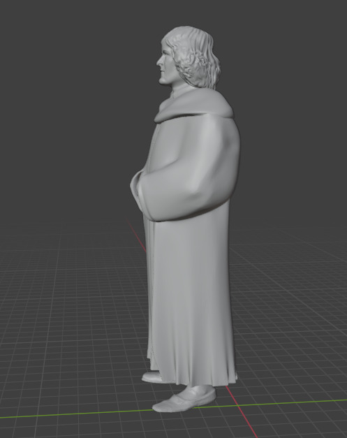 Nicolaus Copernicus 3D print model_3