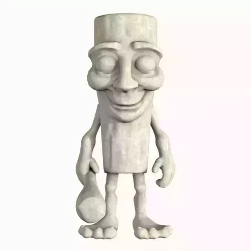 Tung tung tung sahur 3D model