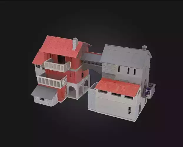 Medieval Village Diorama  A Miniature World of Rustic Life