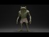 Highly Detailed and Rigged Frogman Creature PBR SSS Film-Ready Low-poly 3D model_1