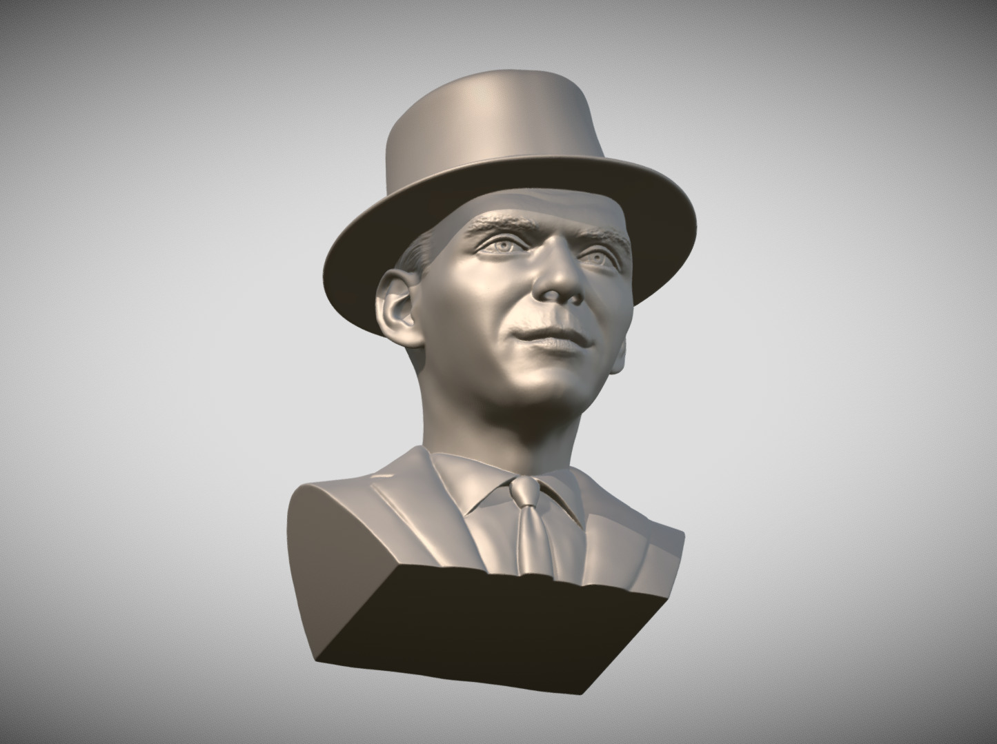 Frank Sinatra bust 3D print model_14