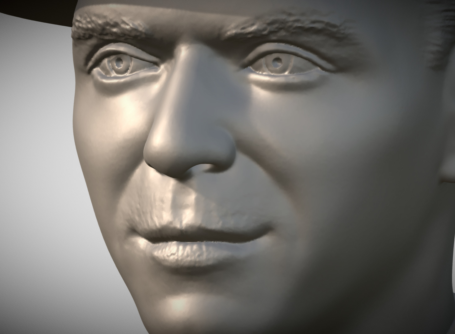 Frank Sinatra bust 3D print model_11