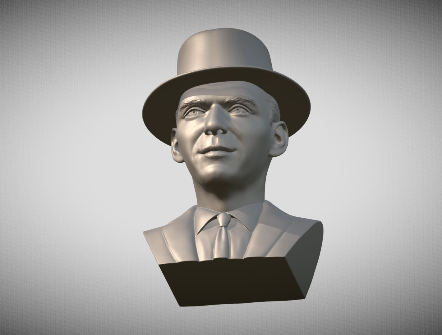 Frank Sinatra bust 3D print model_15