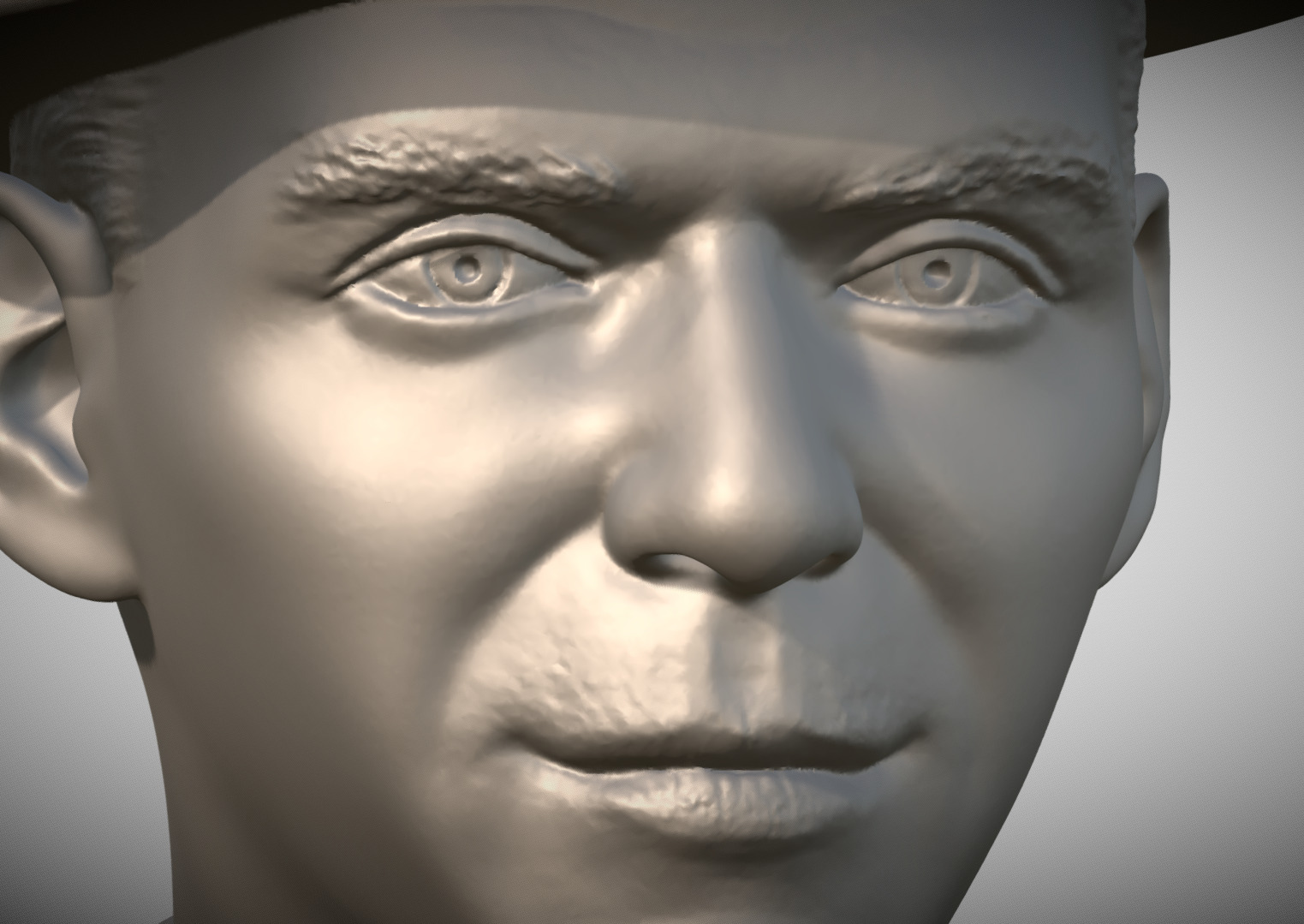 Frank Sinatra bust 3D print model_10