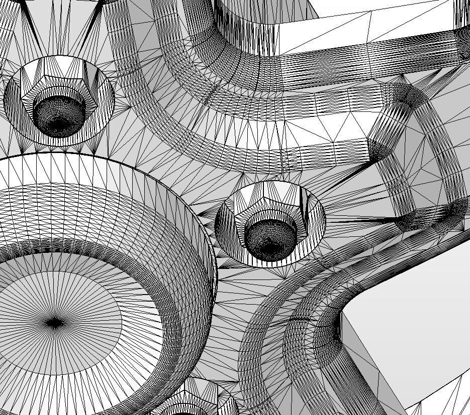 Set of wheels Summit Fast-Five for scale model dragster 3D print model_18