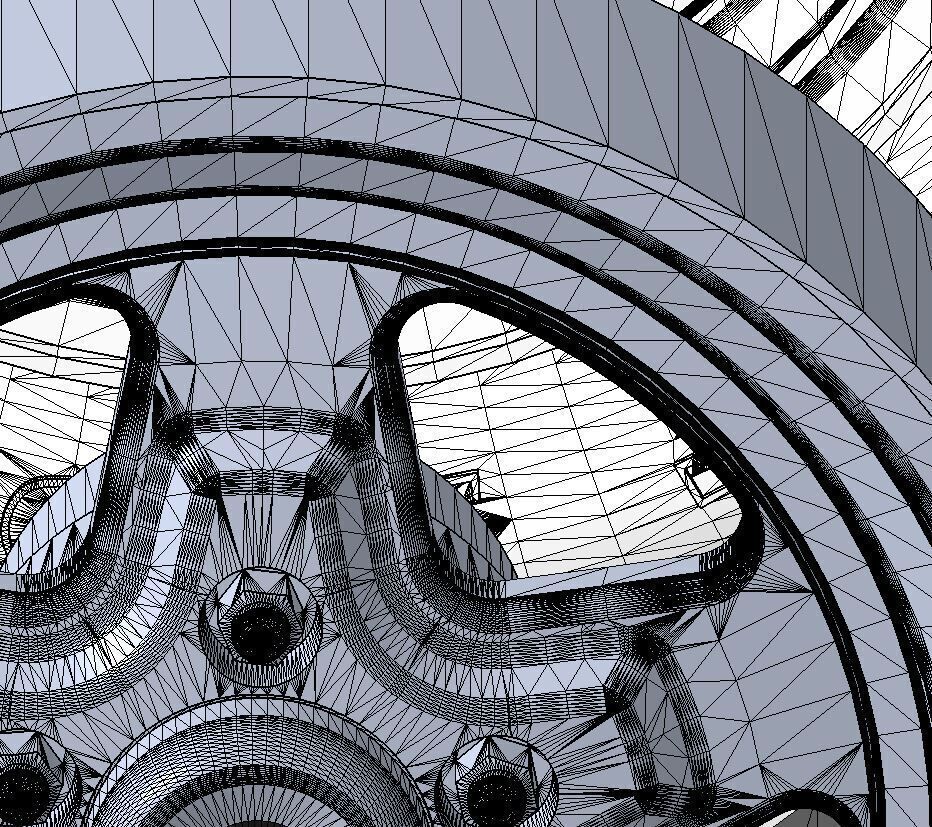 Set of wheels Summit Fast-Five for scale model dragster 3D print model_17