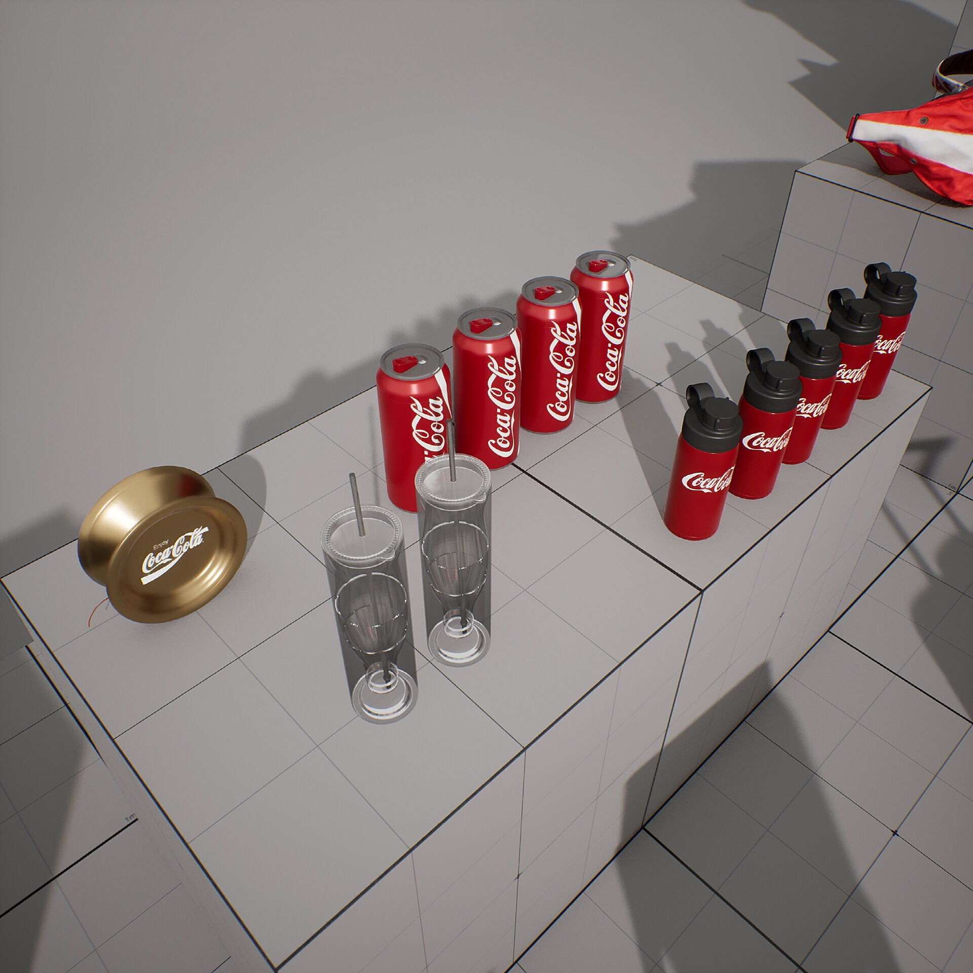 Coca-Cola Brand Merch - 40 Models 3D model_9