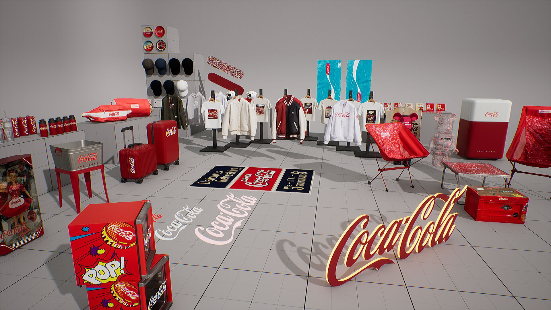 Coca-Cola Brand Merch - 40 Models 3D model_6