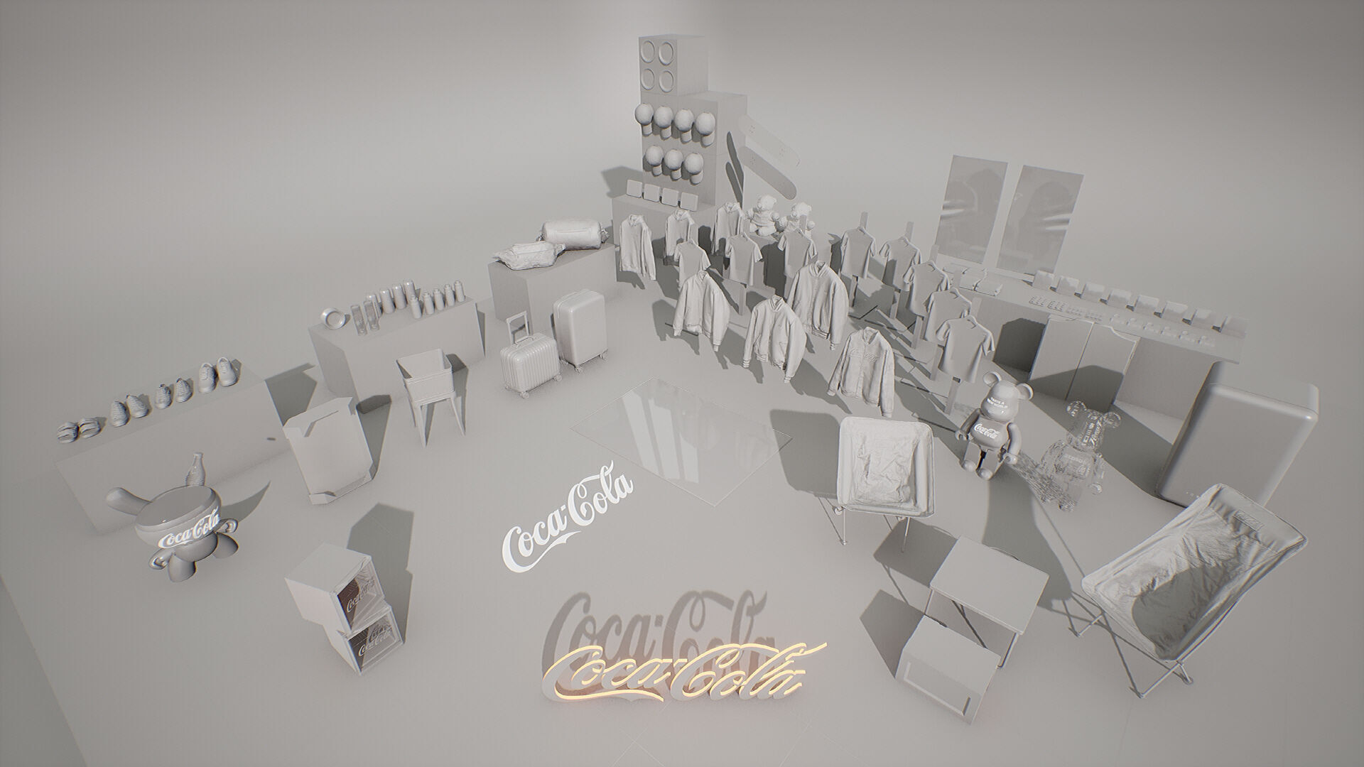 Coca-Cola Brand Merch - 40 Models 3D model_30