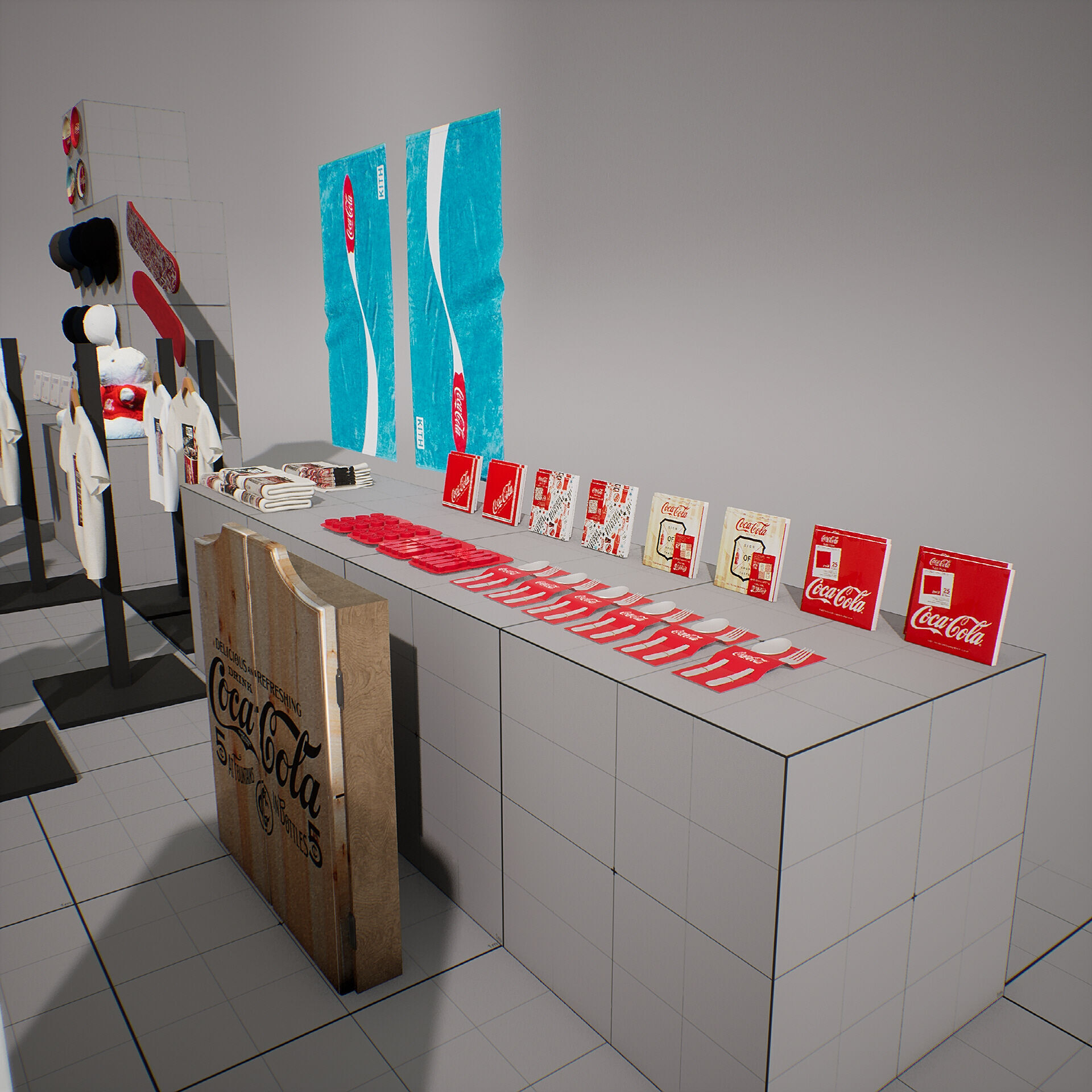 Coca-Cola Brand Merch - 40 Models 3D model_13